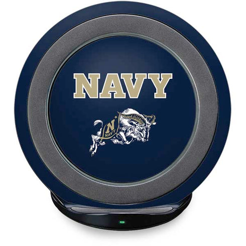 United States Naval Academy Navy Logo Fast Charge Wireless Charging Stand Skin