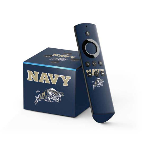 United States Naval Academy Navy Logo Fire TV Cube Skin