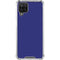 Navy Blue Solid Galaxy A12 Clear Case