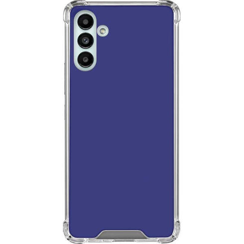 Navy Blue Solid Galaxy A13 5G Clear Case