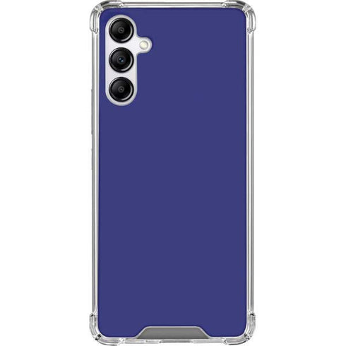 Navy Blue Solid Galaxy A14 5G Clear Case