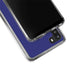 Navy Blue Solid Galaxy A21 Clear Case