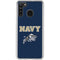 United States Naval Academy Navy Logo Galaxy A21 Clear Case