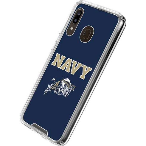 United States Naval Academy Navy Logo Galaxy A30 Clear Case