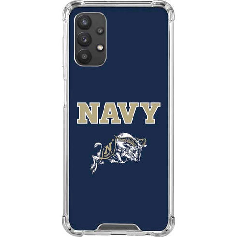 United States Naval Academy Navy Logo Galaxy A32 5G Clear Case