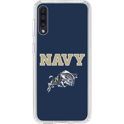 United States Naval Academy Navy Logo Galaxy A50 Clear Case