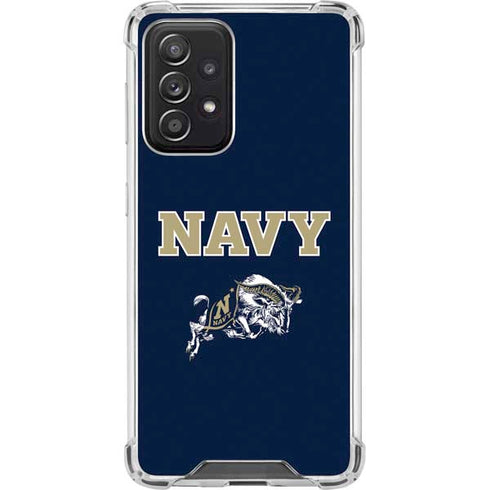 United States Naval Academy Navy Logo Galaxy A52 5G Clear Case
