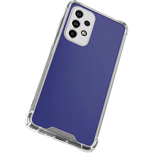 Navy Blue Solid Galaxy A53 5G Clear Case