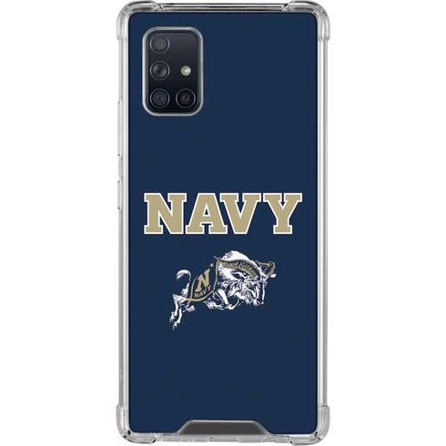 United States Naval Academy Navy Logo Galaxy A71 5G Clear Case