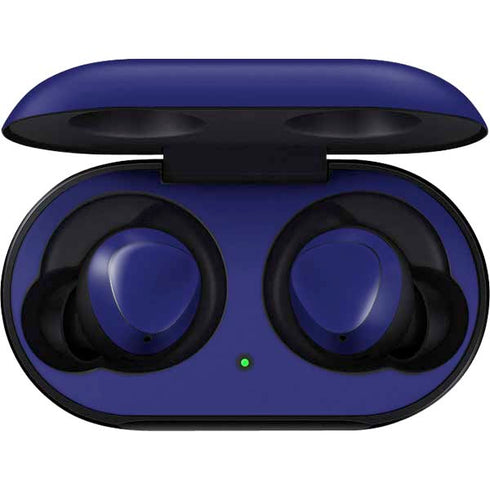Navy Blue Solid Galaxy Buds Skin