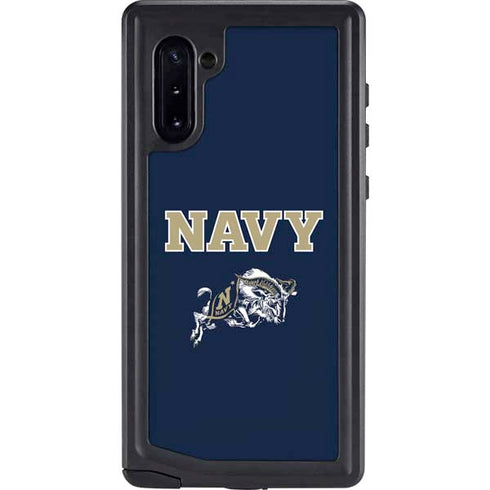 United States Naval Academy Navy Logo Galaxy Note 10 Waterproof Case