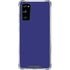 Navy Blue Solid Galaxy S20 FE Clear Case