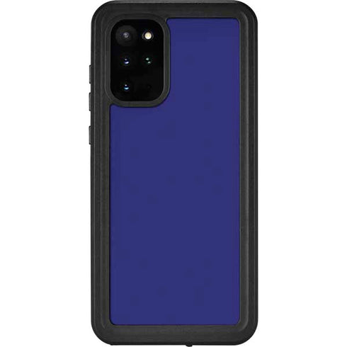 Navy Blue Solid Galaxy S20 Plus Waterproof Case