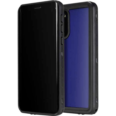 Navy Blue Solid Galaxy S20 Plus Waterproof Case