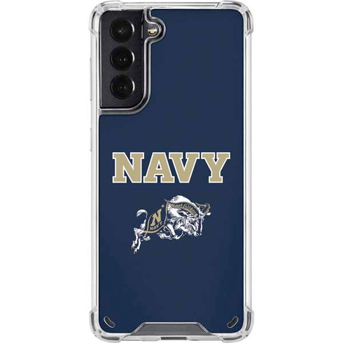 United States Naval Academy Navy Logo Galaxy S21 5G Clear Case