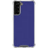Navy Blue Solid Galaxy S21 FE Clear Case
