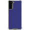 Navy Blue Solid Galaxy S21 Plus 5G Clear Case