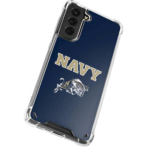 United States Naval Academy Navy Logo Galaxy S21 Plus 5G Clear Case