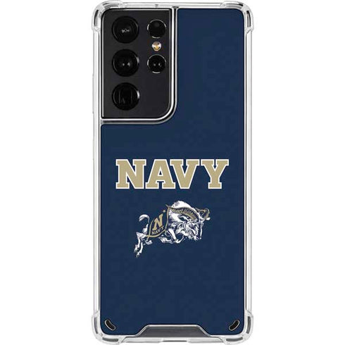 United States Naval Academy Navy Logo Galaxy S21 Ultra 5G Clear Case