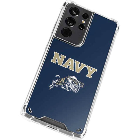 United States Naval Academy Navy Logo Galaxy S21 Ultra 5G Clear Case