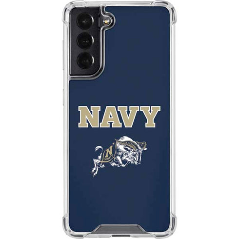 United States Naval Academy Navy Logo Galaxy S22 Clear Case