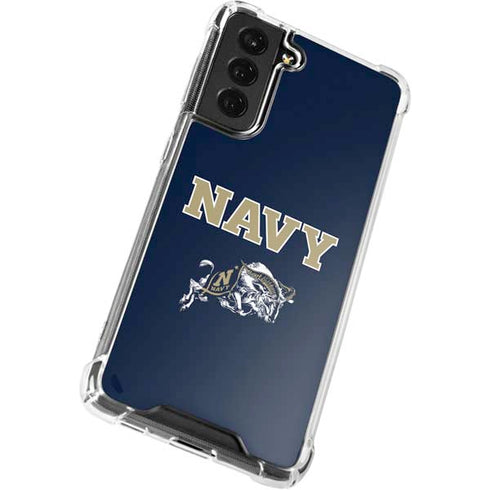 United States Naval Academy Navy Logo Galaxy S22 Clear Case