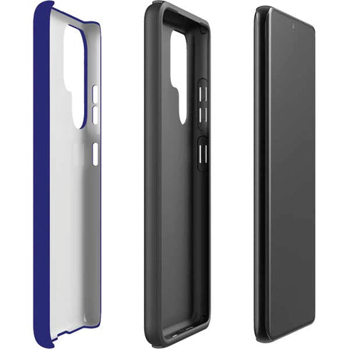 Navy Blue Solid Galaxy S22 Ultra Pro Case