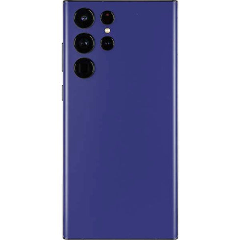 Navy Blue Solid Galaxy S22 Ultra Skin