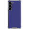 Navy Blue Solid Galaxy S23 Clear Case