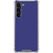 Navy Blue Solid Galaxy S23 Plus Clear Case