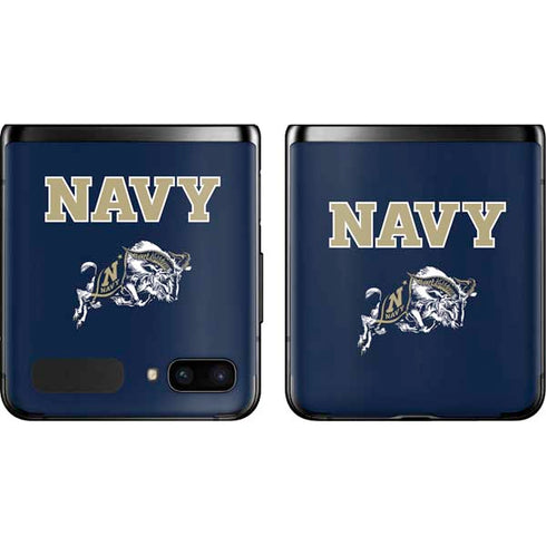 United States Naval Academy Navy Logo Galaxy Z Flip Skin
