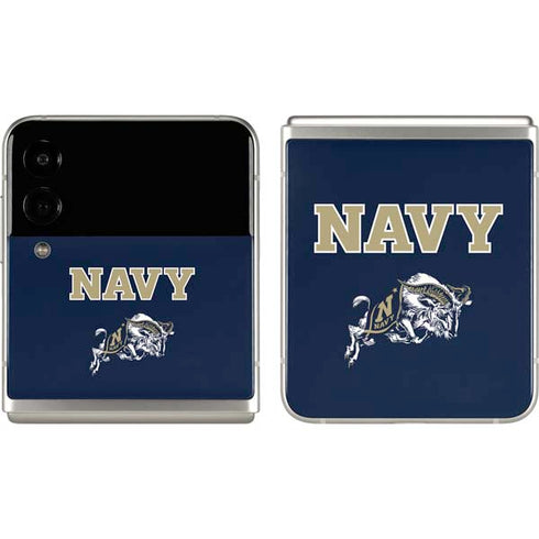 United States Naval Academy Navy Logo Galaxy Z Flip3 5G Skin