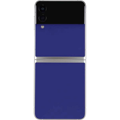 Navy Blue Solid Galaxy Z Flip4 5G Skin