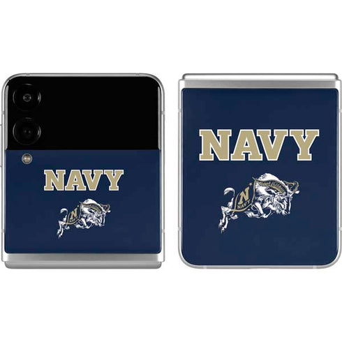 United States Naval Academy Navy Logo Galaxy Z Flip4 5G Skin