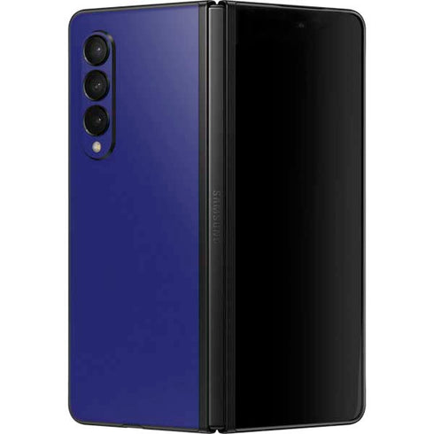 Navy Blue Solid Galaxy Z Fold3 5G Skin