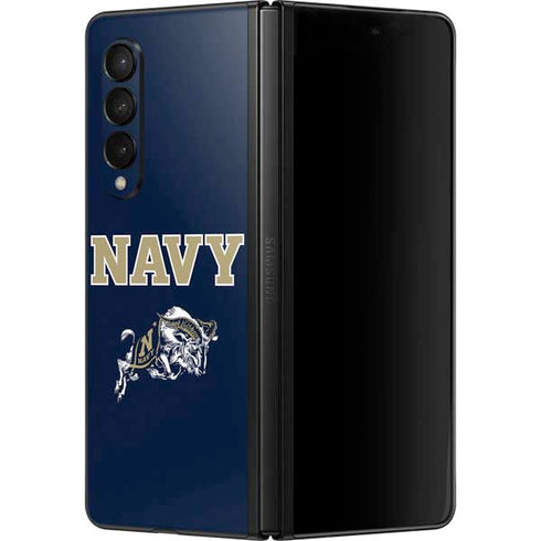 United States Naval Academy Navy Logo Galaxy Z Fold3 5G Skin