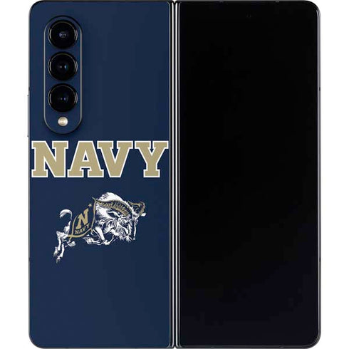 United States Naval Academy Navy Logo Galaxy Z Fold4 5G Skin