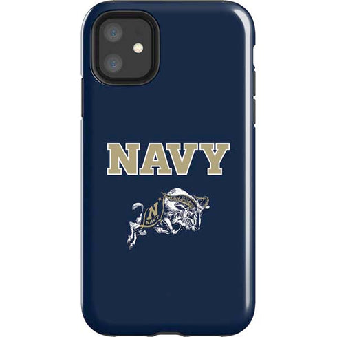 United States Naval Academy Navy Logo iPhone 11 Impact Case