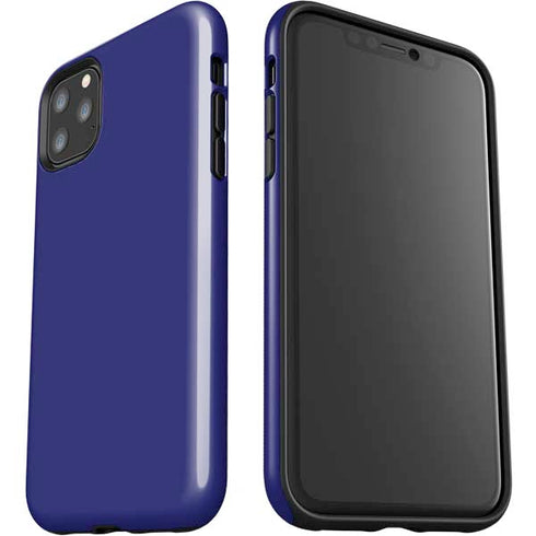 Navy Blue Solid iPhone 11 Pro Max Impact Case