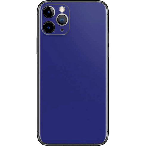 Navy Blue Solid iPhone 11 Pro Skin