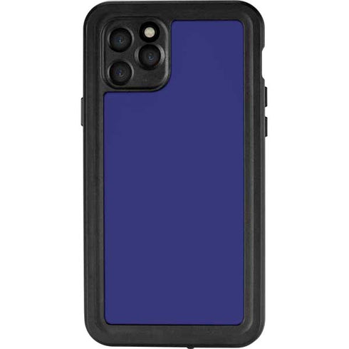 Navy Blue Solid iPhone 11 Pro Waterproof Case