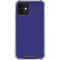 Navy Blue Solid iPhone 12 Clear Case