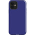 Navy Blue Solid iPhone 12 Impact Case