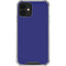 Navy Blue Solid iPhone 12 Mini Clear Case
