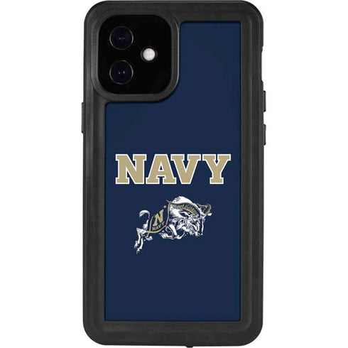 United States Naval Academy Navy Logo iPhone 12 Mini Waterproof Case