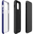 Navy Blue Solid iPhone 12 Pro Impact Case