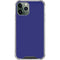 Navy Blue Solid iPhone 12 Pro Max Clear Case