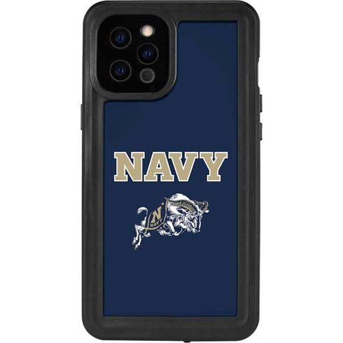 United States Naval Academy Navy Logo iPhone 12 Pro Max Waterproof Case