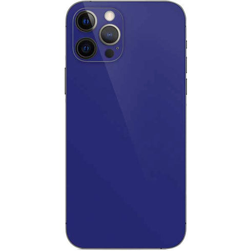Navy Blue Solid iPhone 12 Pro Skin