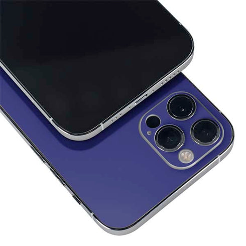 Navy Blue Solid iPhone 12 Pro Skin
